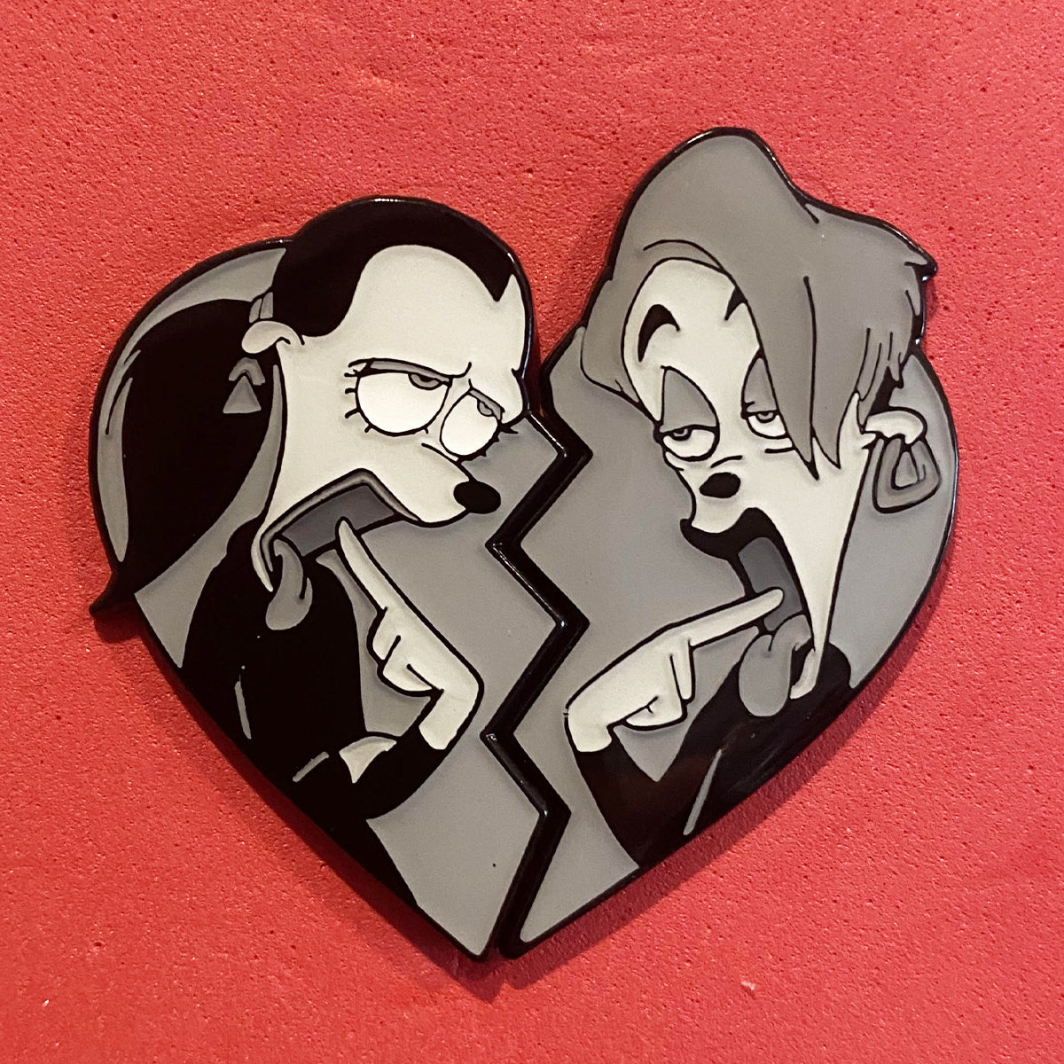 A Gothy Movie 1.6" & 1.75" Soft Enamel Pin set