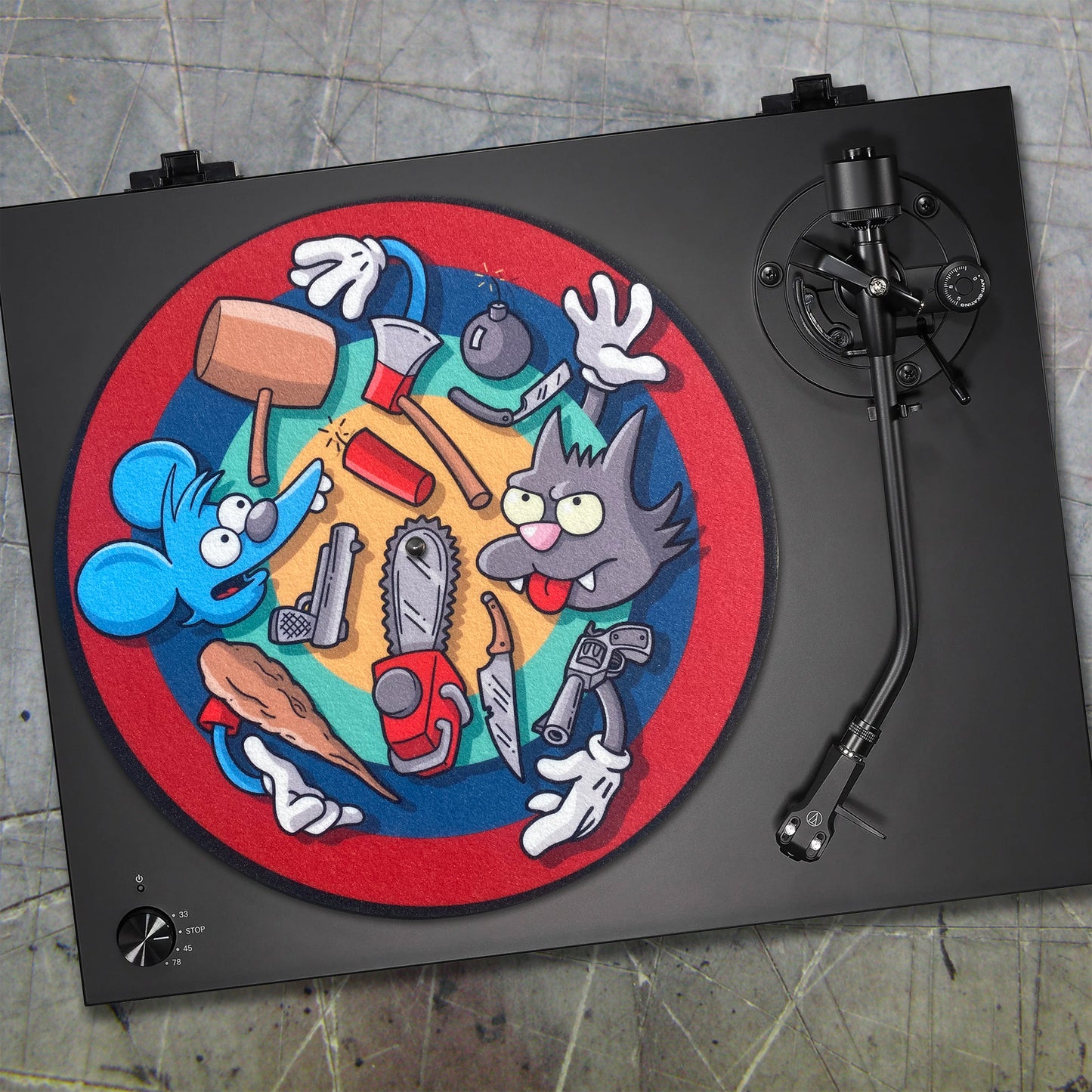 Fight & Bite 12" Turntable Slip Mat