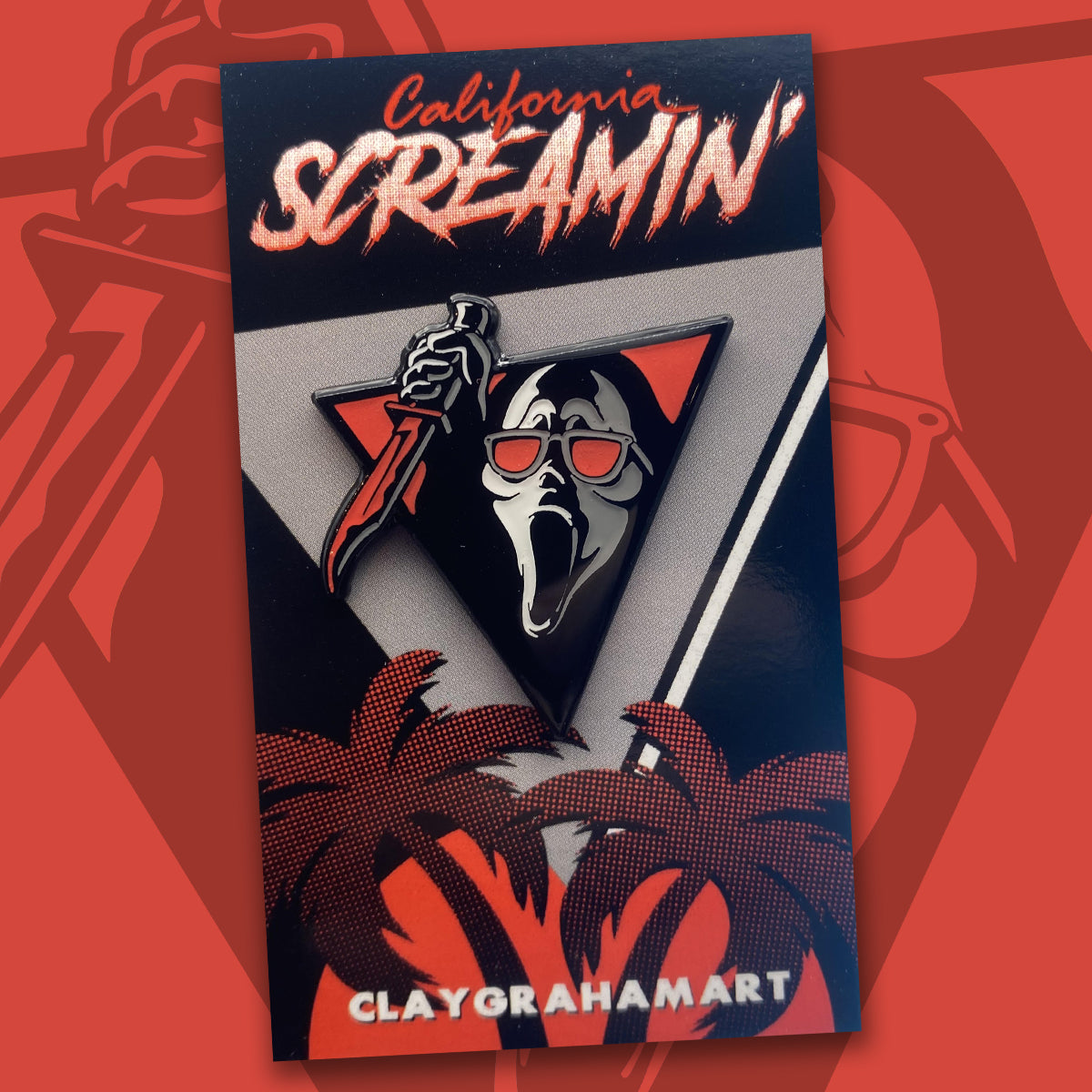 California Screamin' 1.5" Soft Enamel Pin