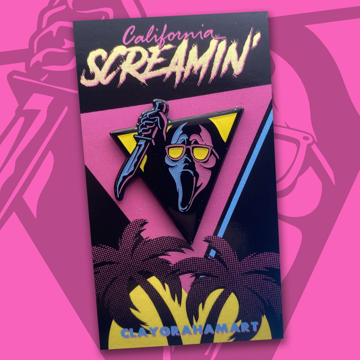 California Screamin' 1.5" Soft Enamel Pin