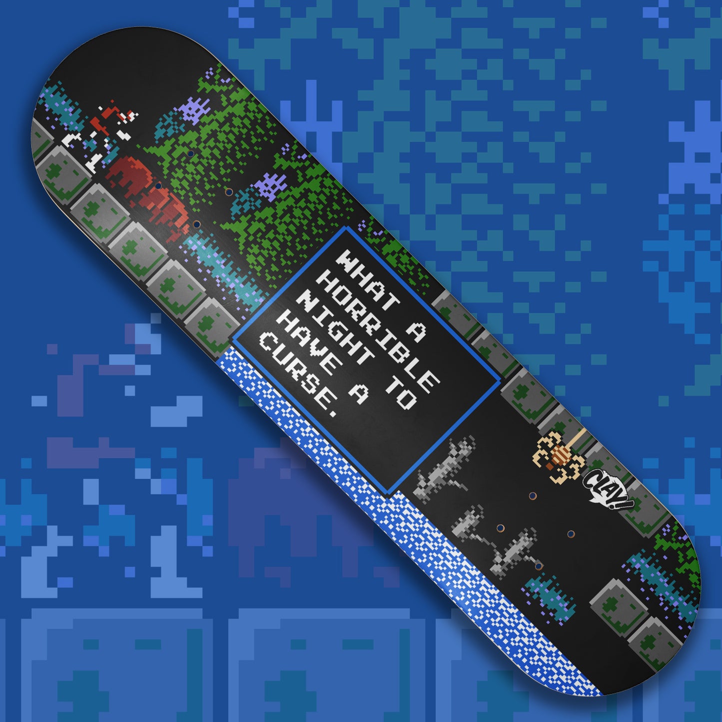 Simon's Curse skate deck