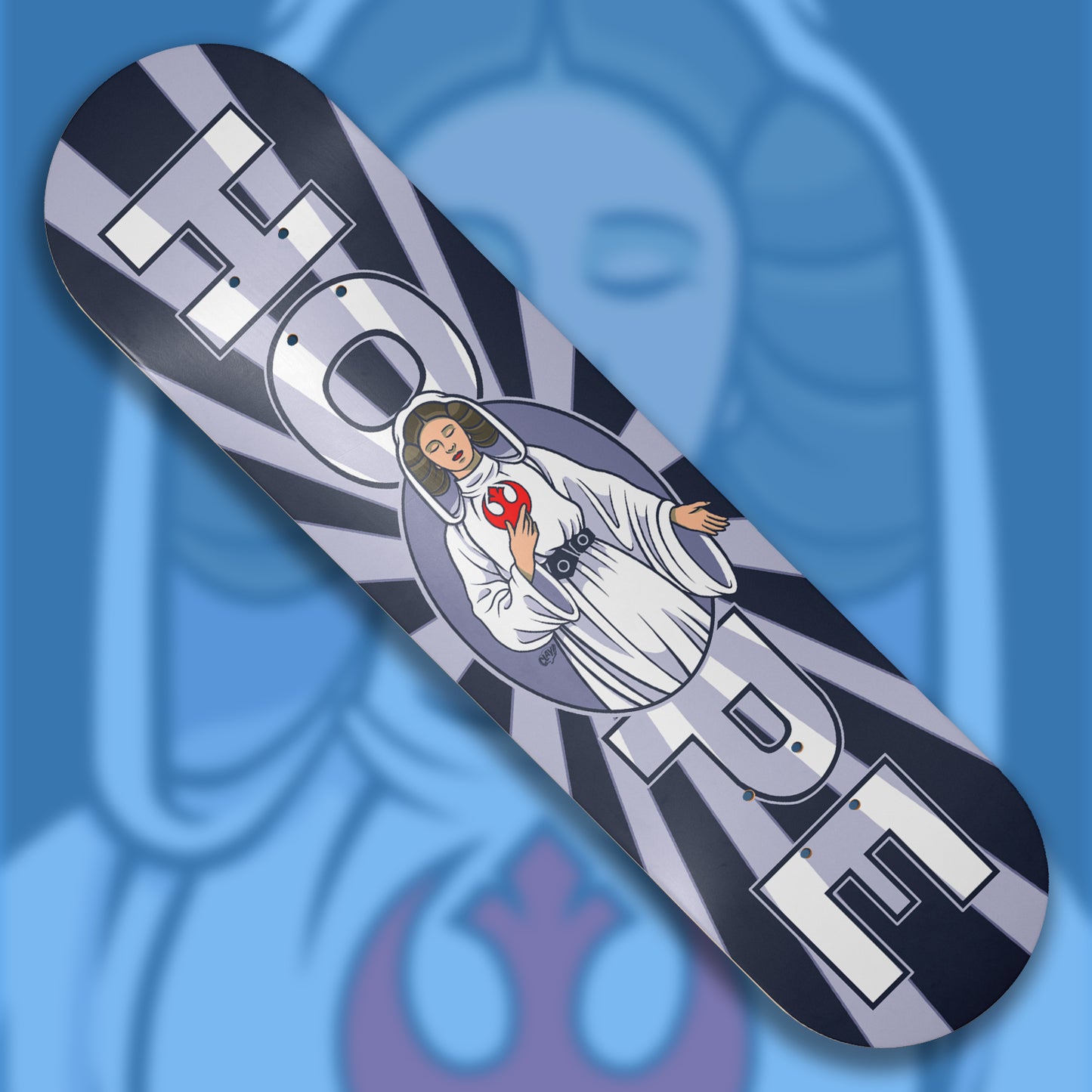 Our Lady of Hope skate deck