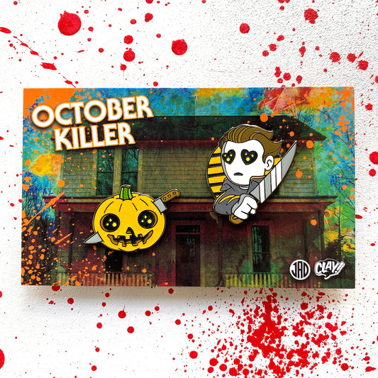 October Killer 1.5" Enamel Pin Set