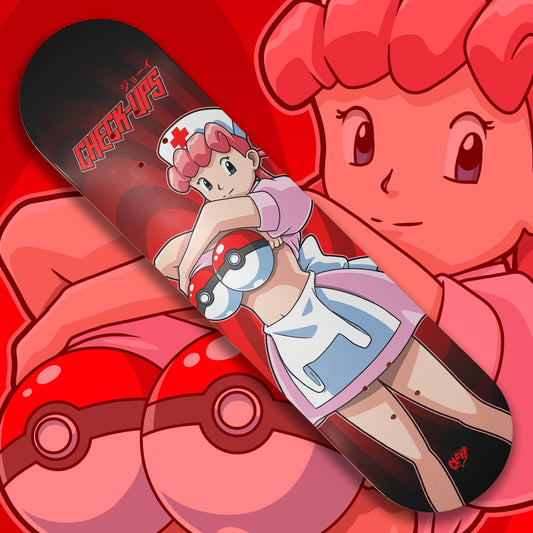 Check-Ups Nurse Joy skate deck