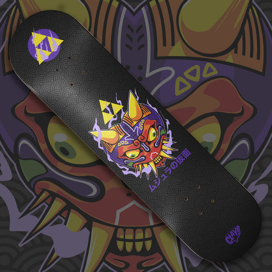 You've Met With a Terrible Mask skate deck