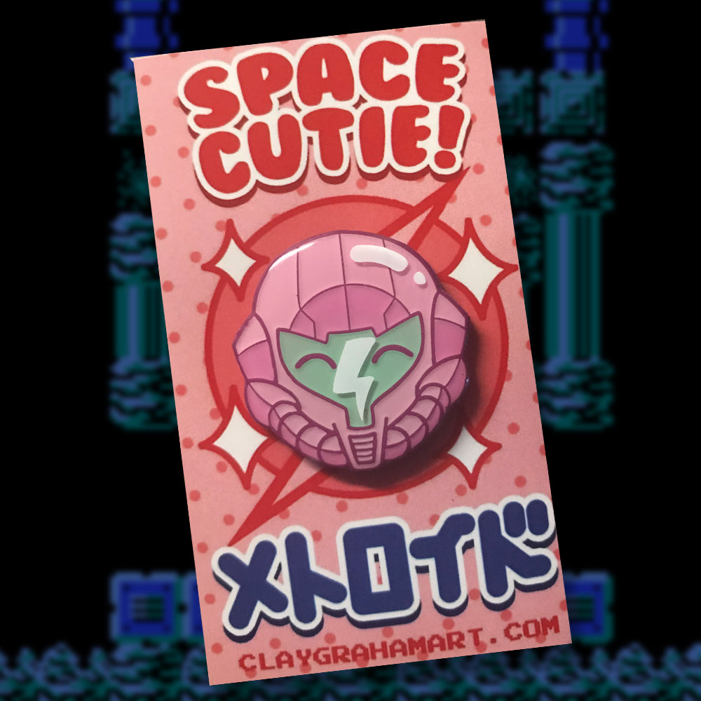 Space Cutie 1.25" Soft Enamel Pin