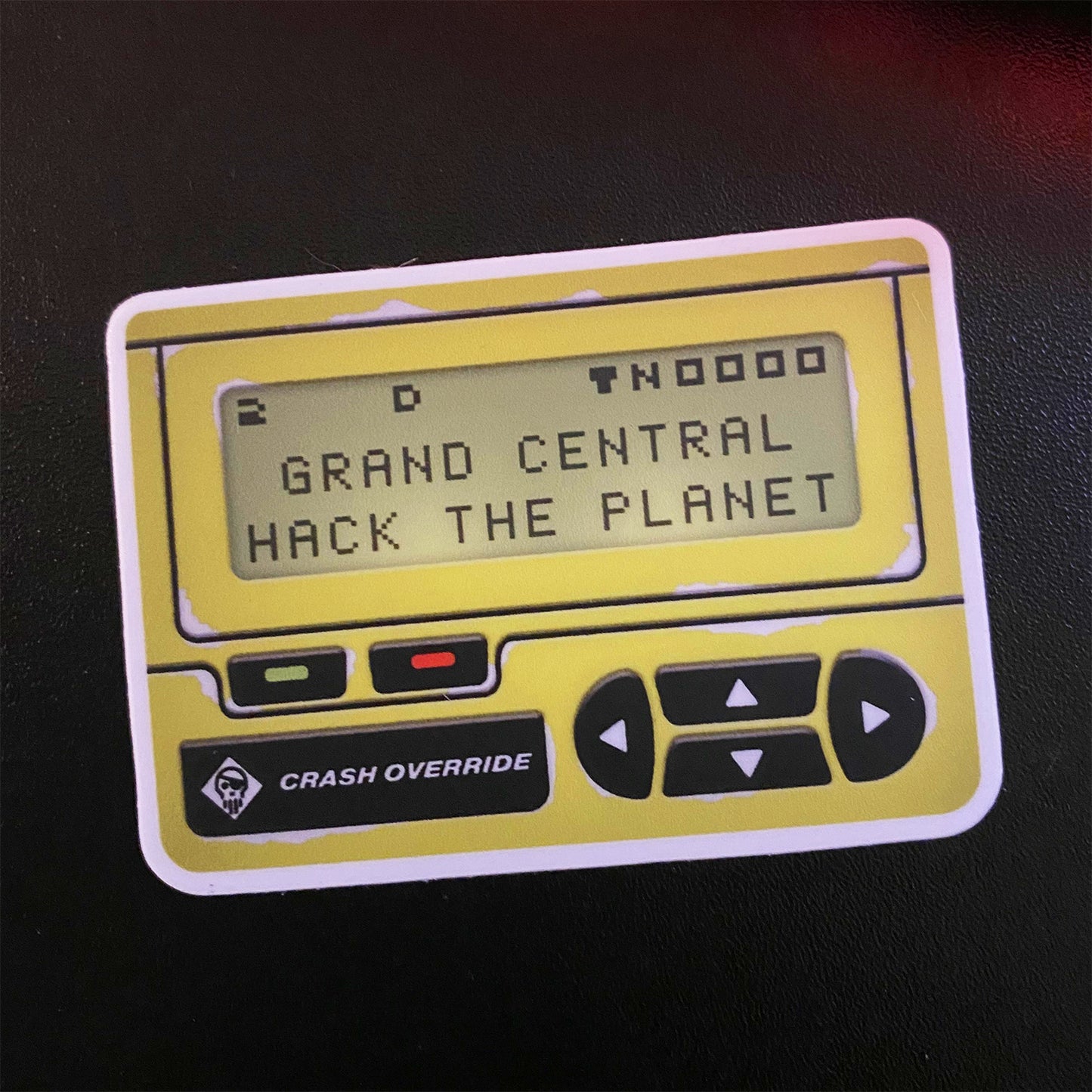 GRAND CENTRAL HACK THE PLANET vinyl sticker