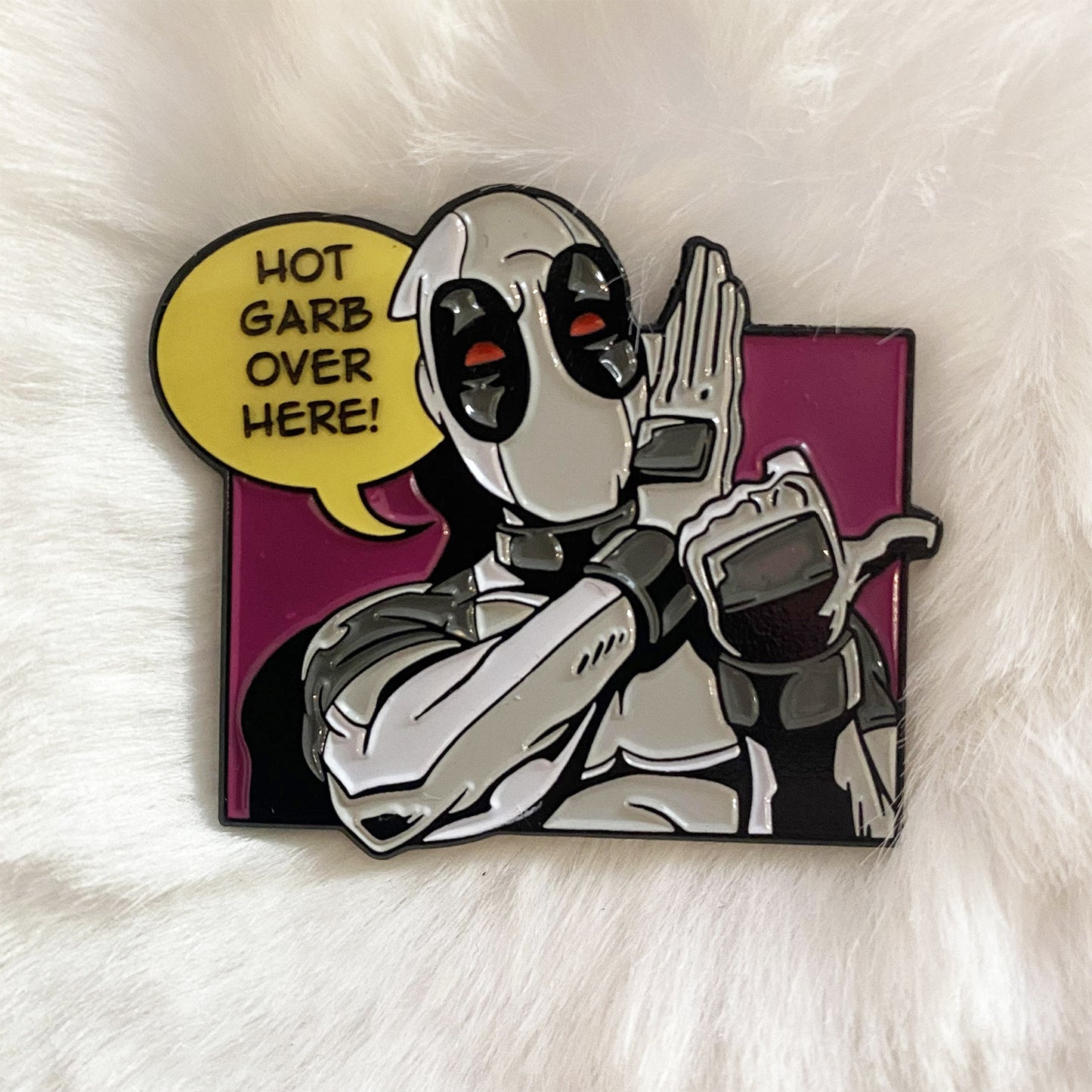 Jerk with a mouth 1.75" Soft Enamel Pin