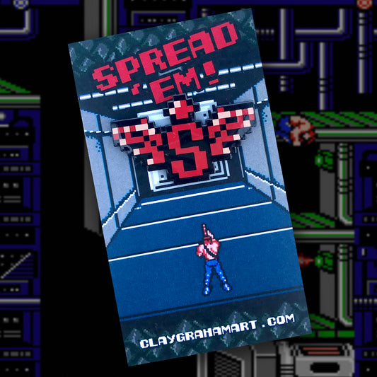 Spread 'em! 1.5" Soft Enamel Pin