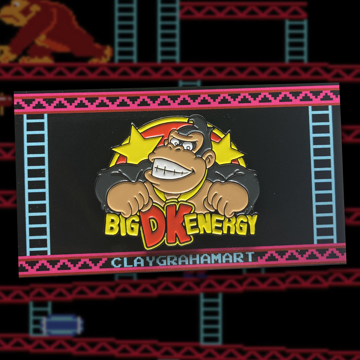 Big DK Energy 1.75" Soft Enamel Pin