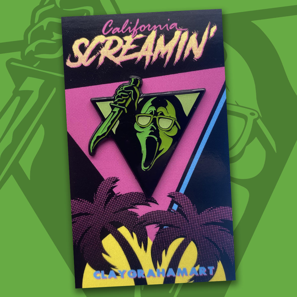 California Screamin' 1.5" Soft Enamel Pin