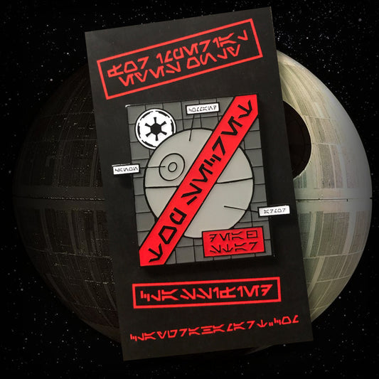 Death Star Plans 1.75" Soft Enamel Pin