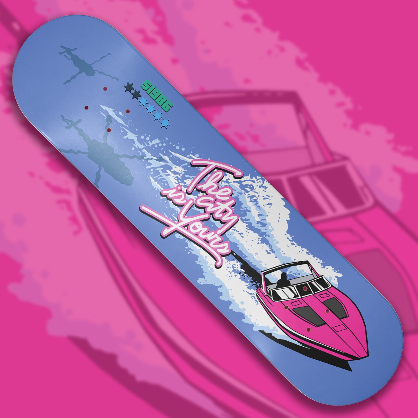 The City Is Yours skate deck