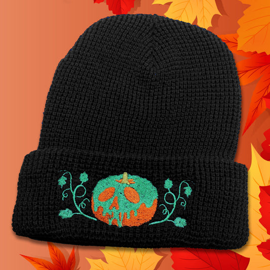 Poison Pumpkin waffle beanie