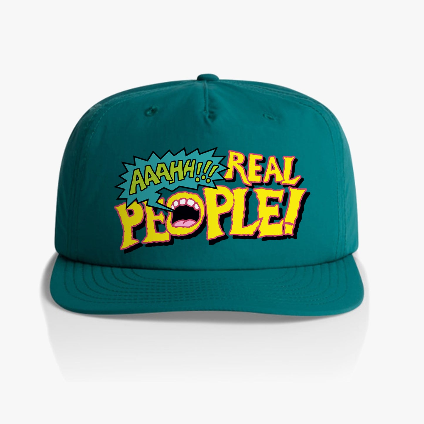 AAAHH!!! Real People! retro "surf" cap