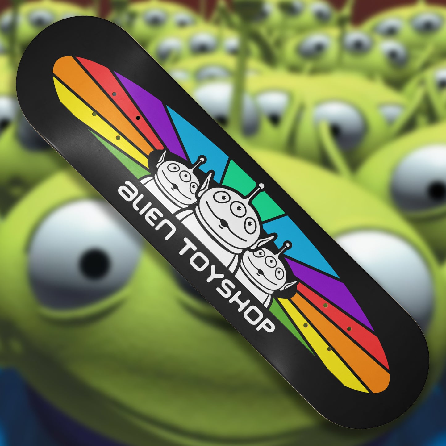 Alien Toyshop skate deck