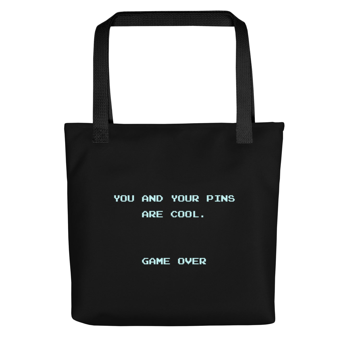 Camp Pixel Lake Pinventory tote bag