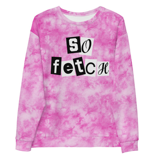 So Fetch tie dye crewneck sweatshirt