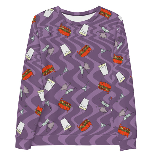 Wich Dimension Is This? allover crewneck sweatshirt