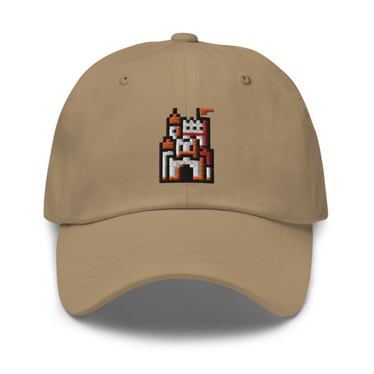 Pixel Castle dad hat