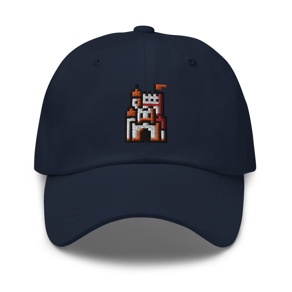 Pixel Castle dad hat