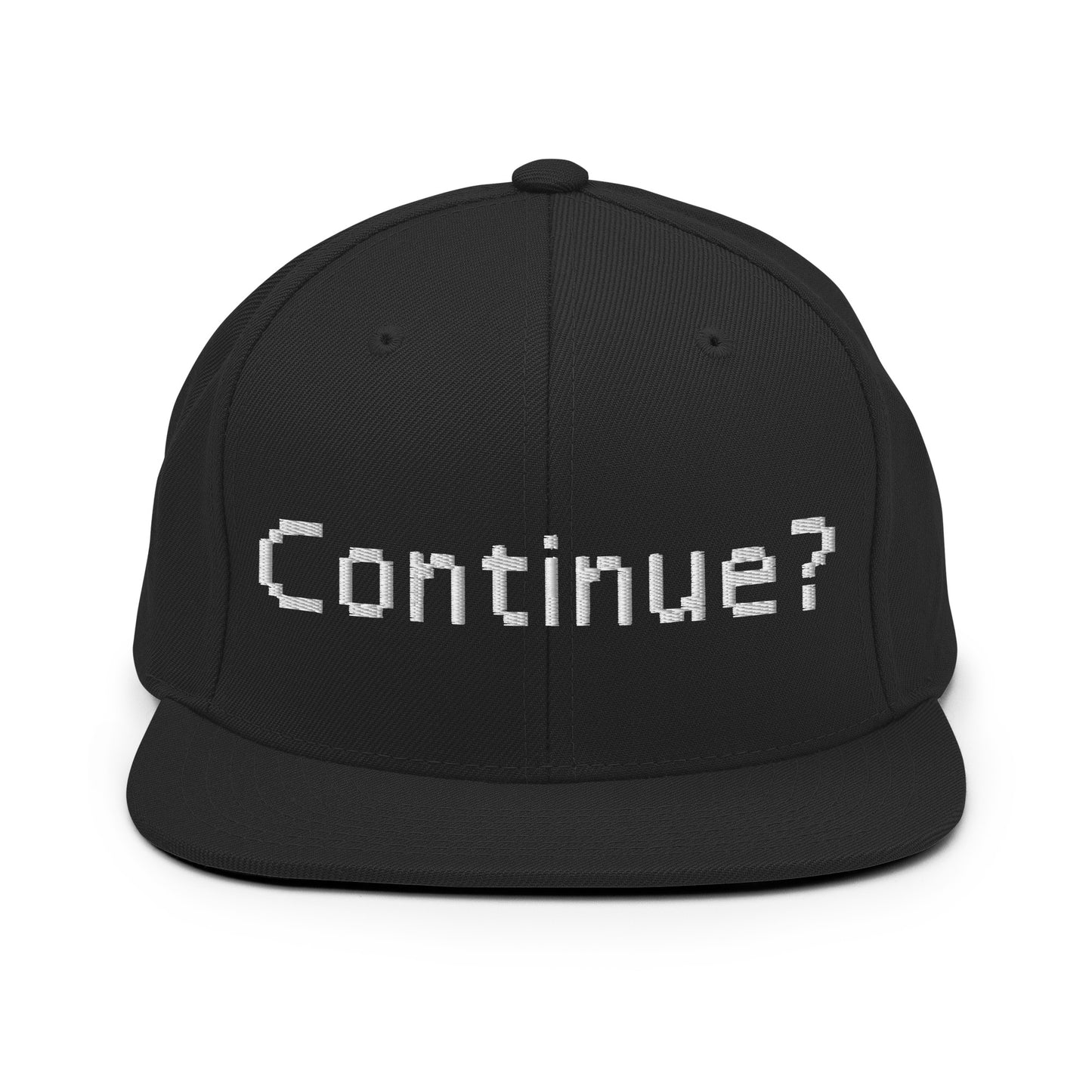 Continue? snapback hat