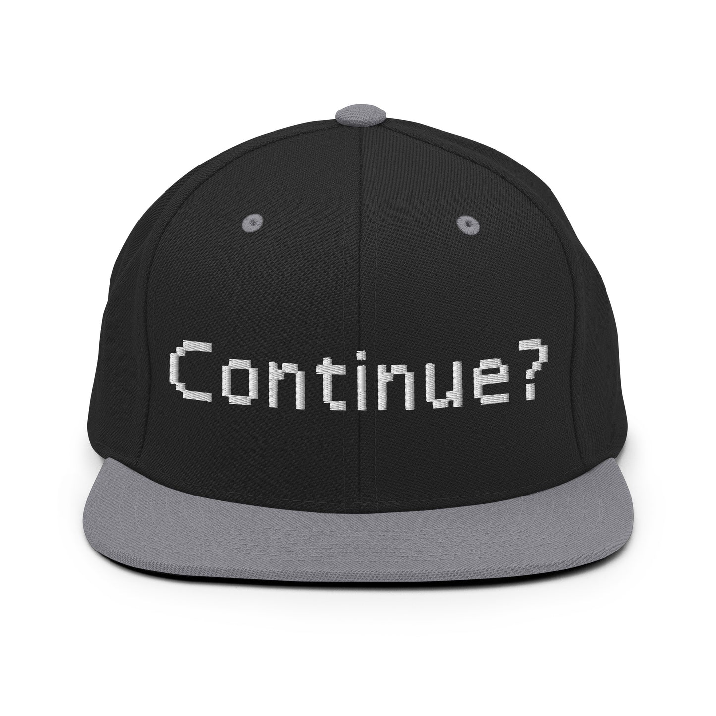 Continue? snapback hat