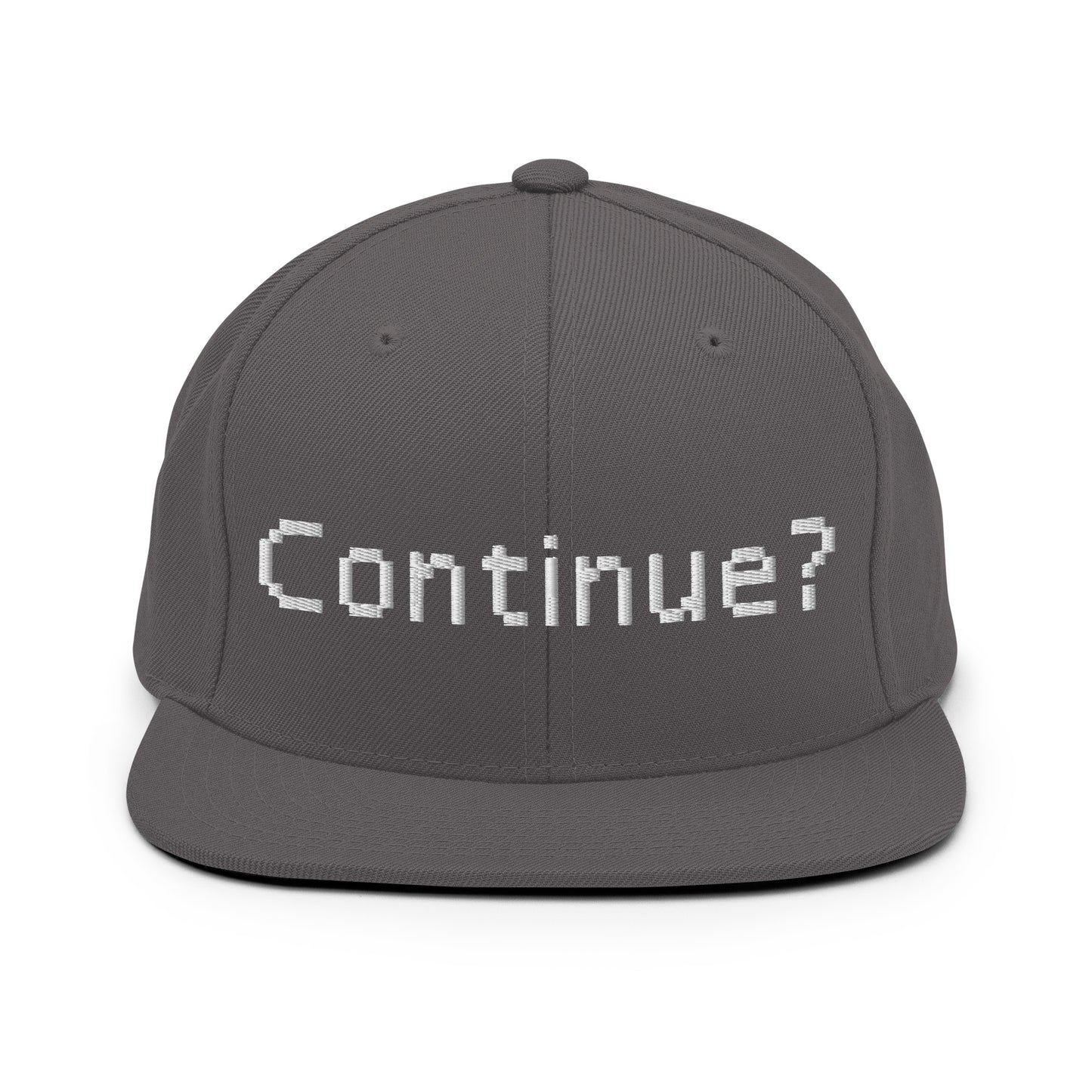 Continue? snapback hat