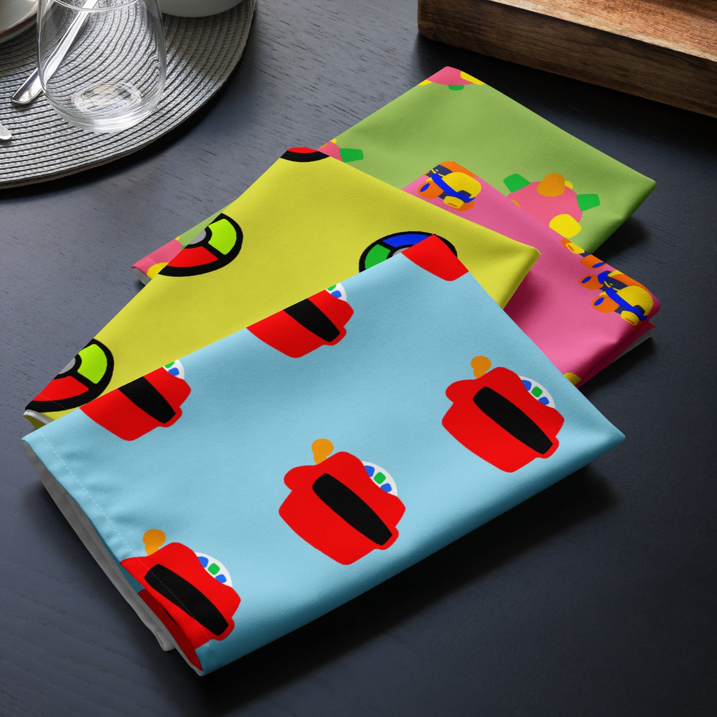 Retro Toys napkin set