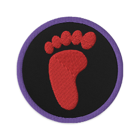 Foot Member embroidered patch