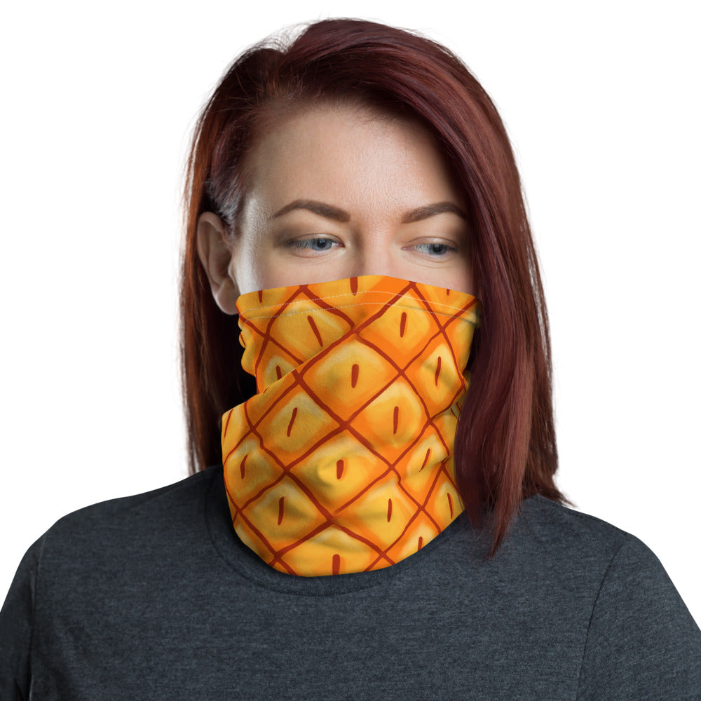 Pineapple Under the Sea neck gaiter