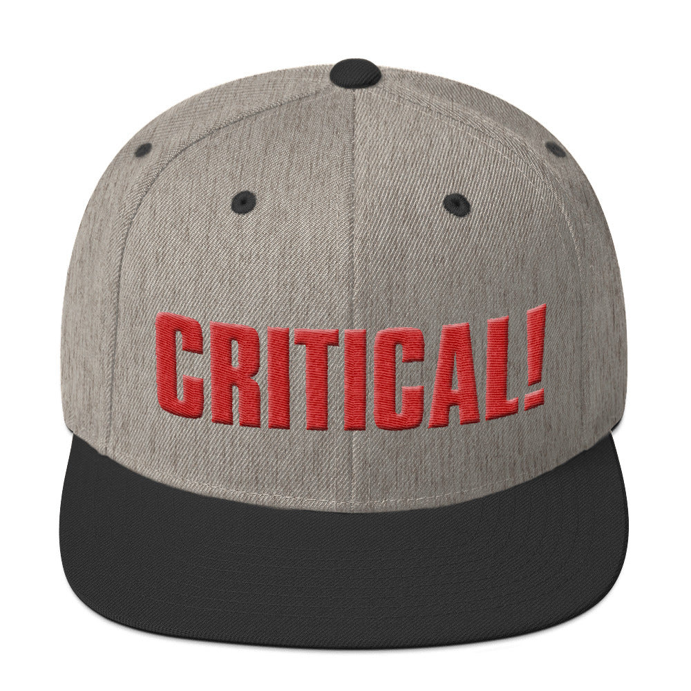 Critical Hit snapback hat