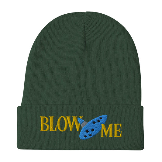 Blow Me Ocarina beanie