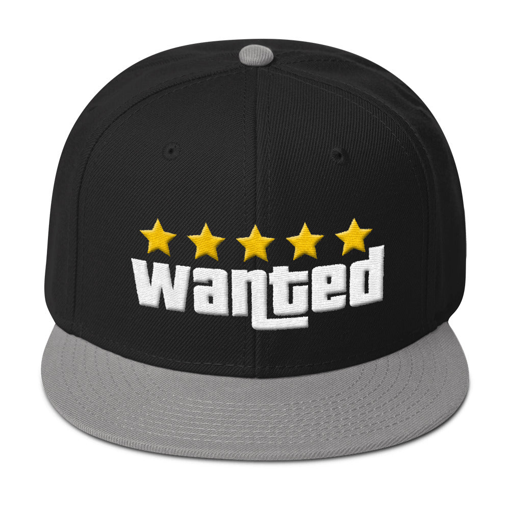 Wanted 5-Stars snapback hat