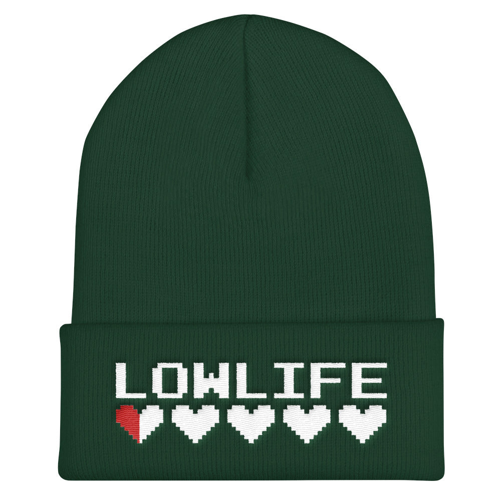 LOWLIFE cuffed beanie