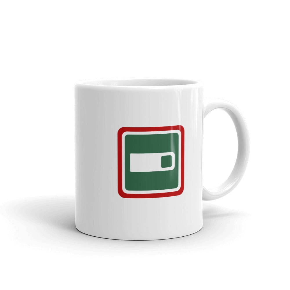 Semiotic coffee mug