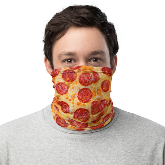 Pizza Face neck gaiter