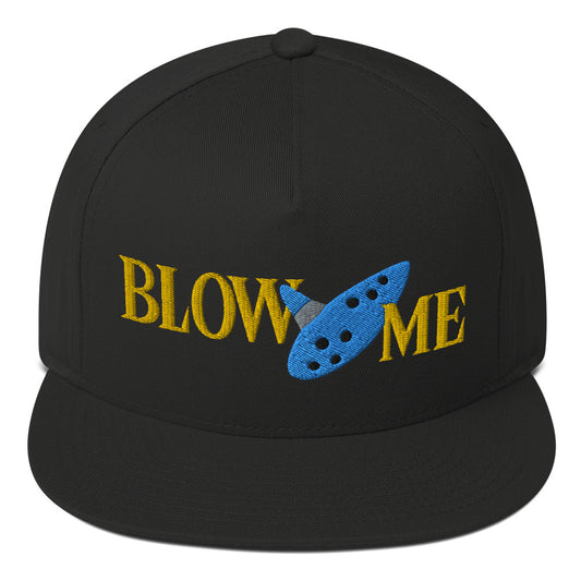 Blow Me Ocarina snapback hat