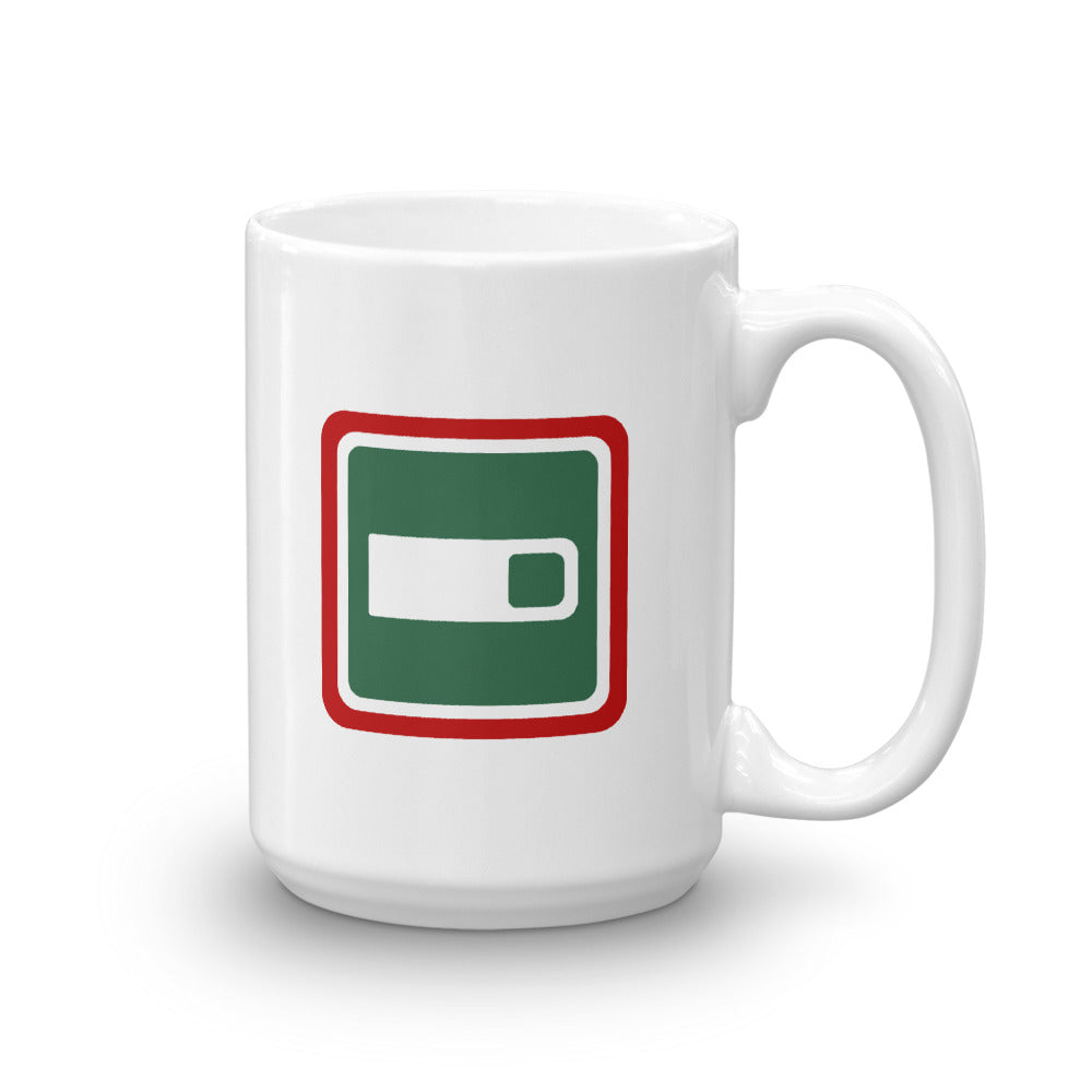 Semiotic coffee mug