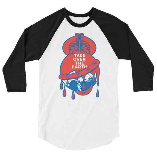 Take Over the Earth baseball t-shirt