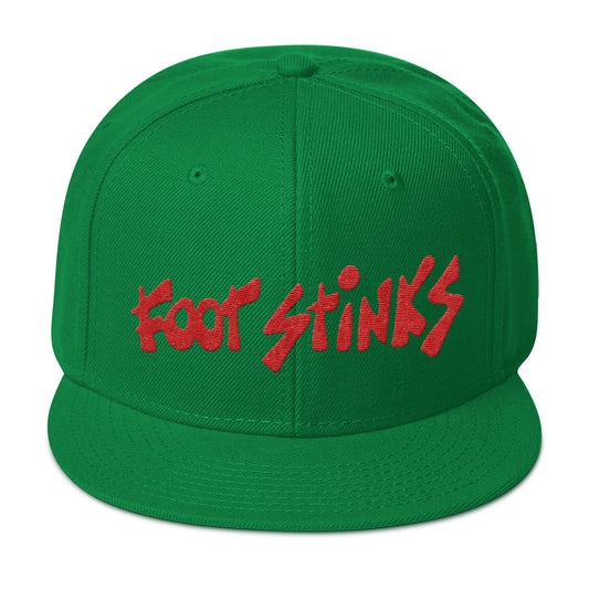 Foot Stinks snapback hat