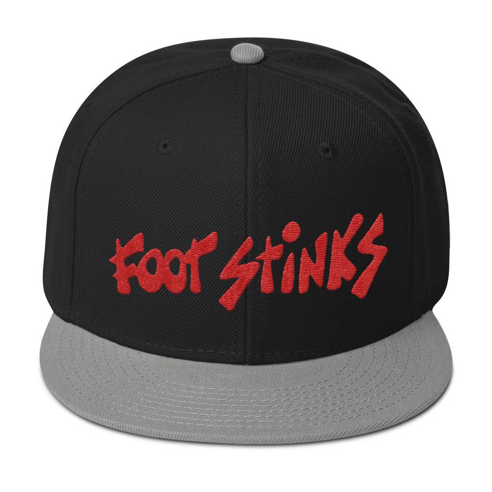 Foot Stinks snapback hat