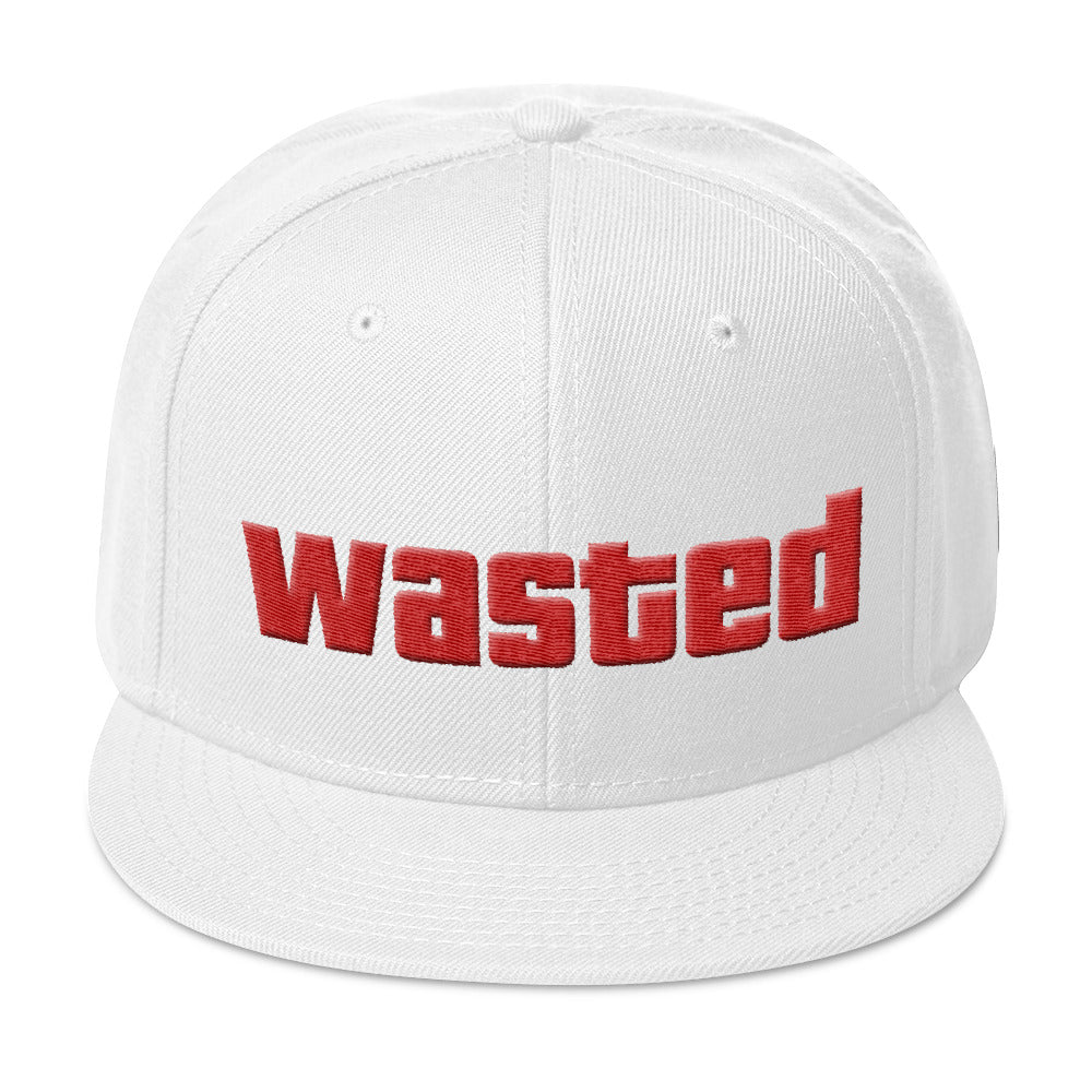 Wasted snapback hat