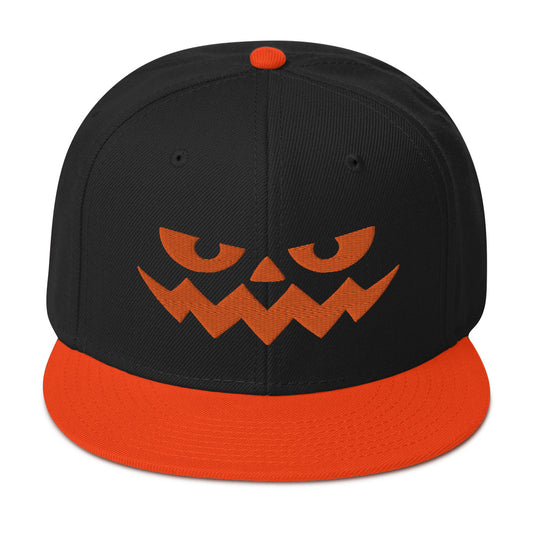 Jack O Lantern snapback hat