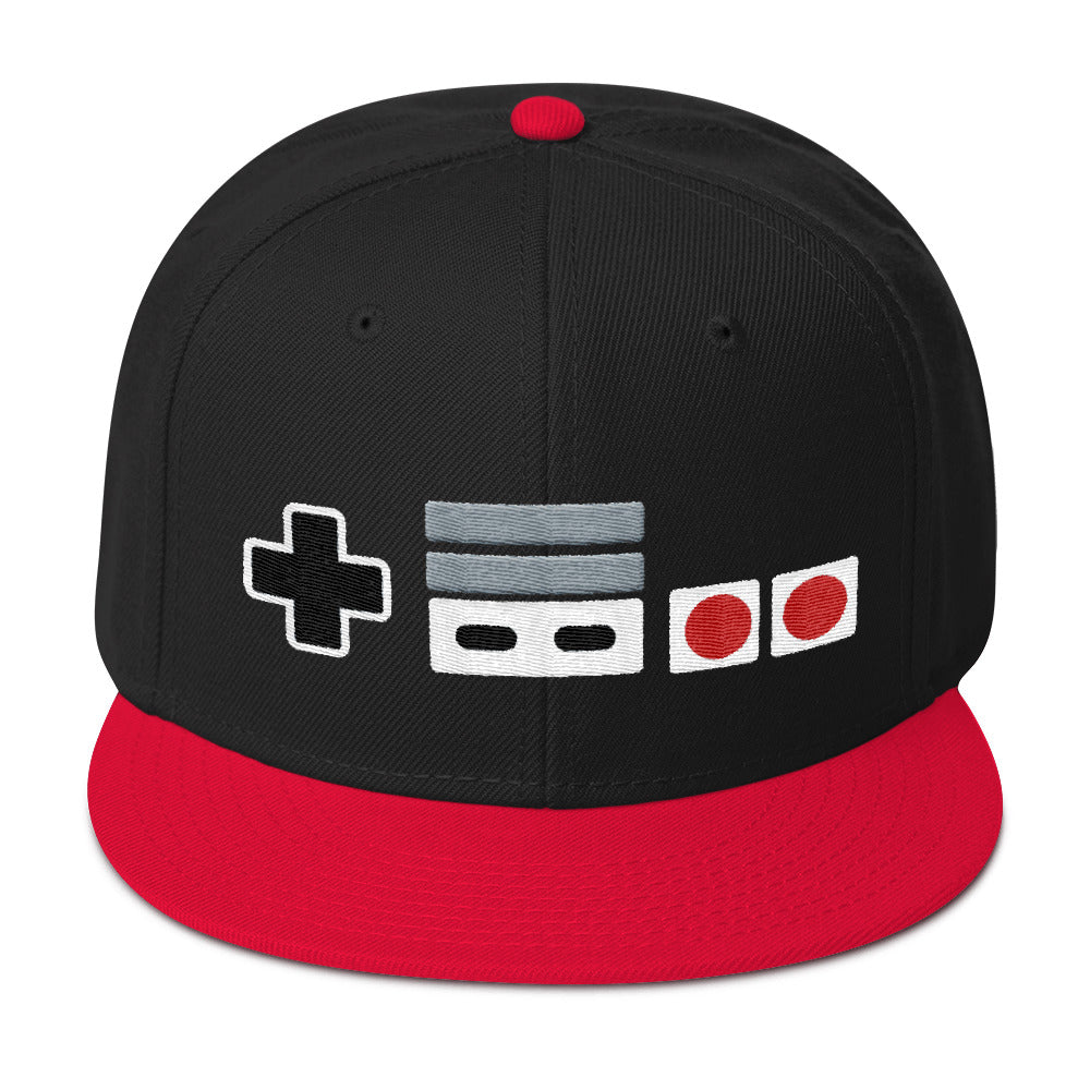 Gamepad snapback hat