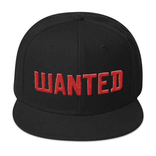 Wanted snapback hat