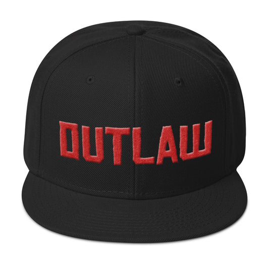 Outlaw 3D puff snapback hat