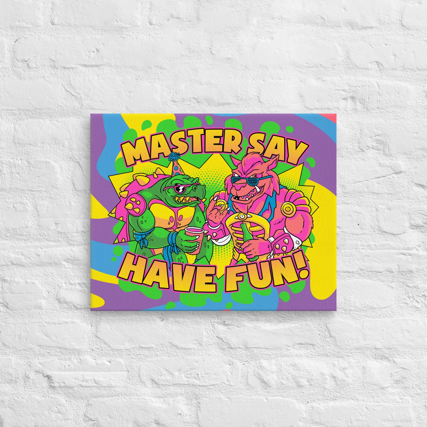 Party Mutants canvas print