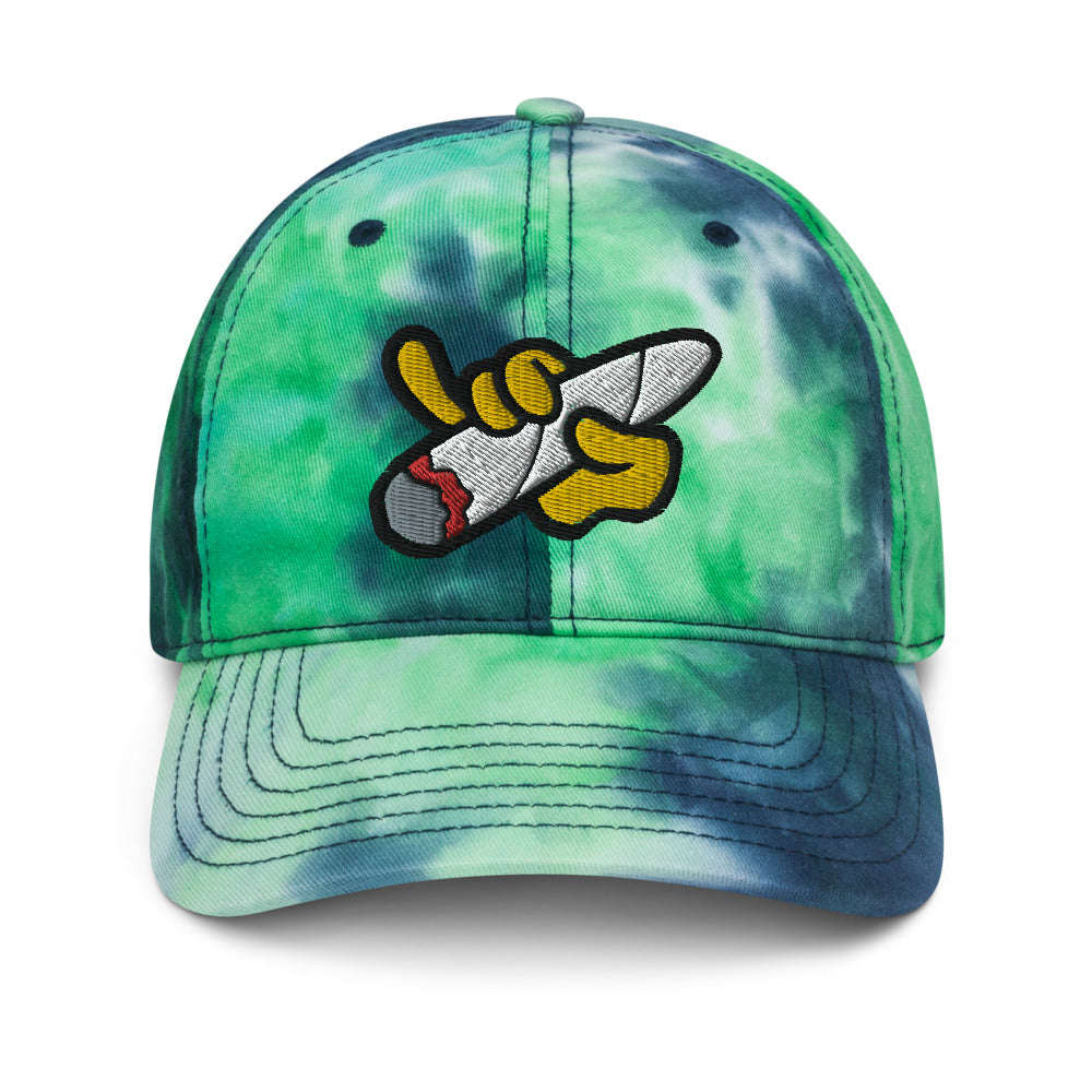 Sea Weed tie-dye dad hat