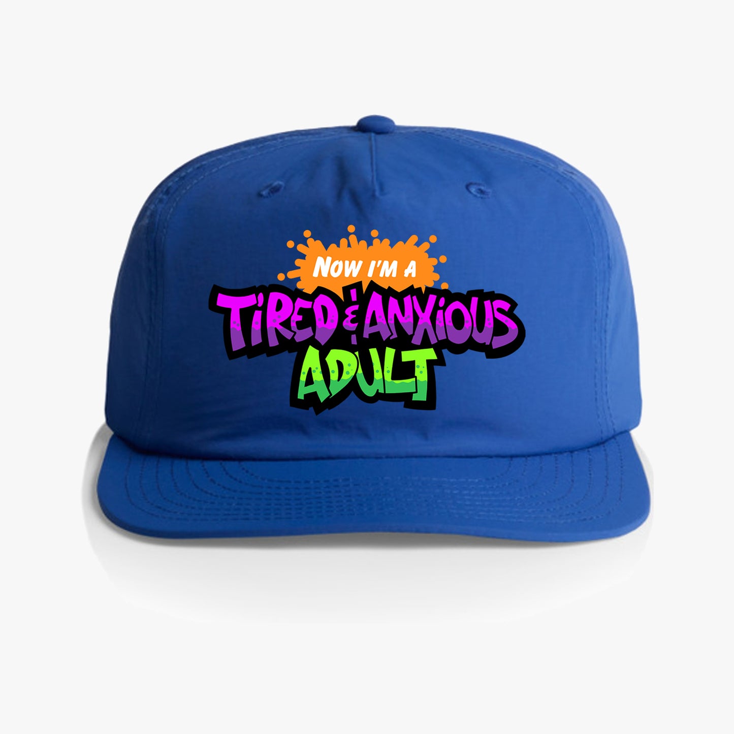 Tired & Anxious Adult retro "surf" cap